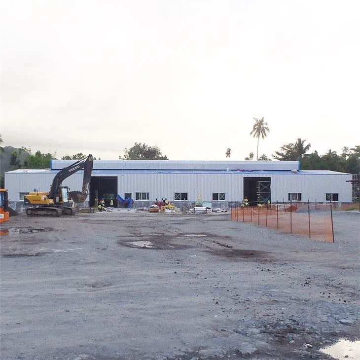 Steel frame warehouse project