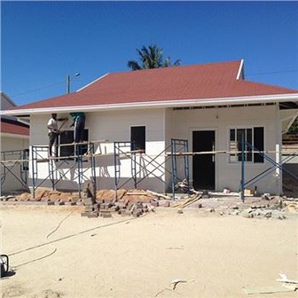 Vorgefertigte Sandwichplatten-Fertighäuser